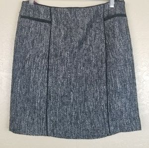 WHBM Wool Blend Tweed Skirt Size 6